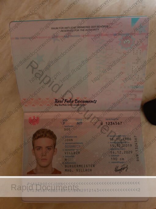 Austria passport