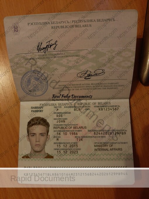 Belarus passport