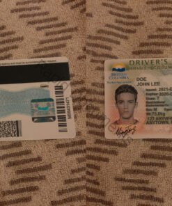 Canada British Columbia Driver License