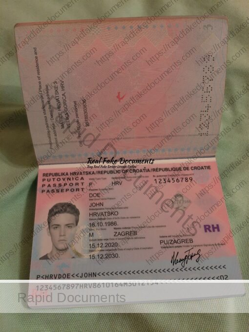 Croatia passport