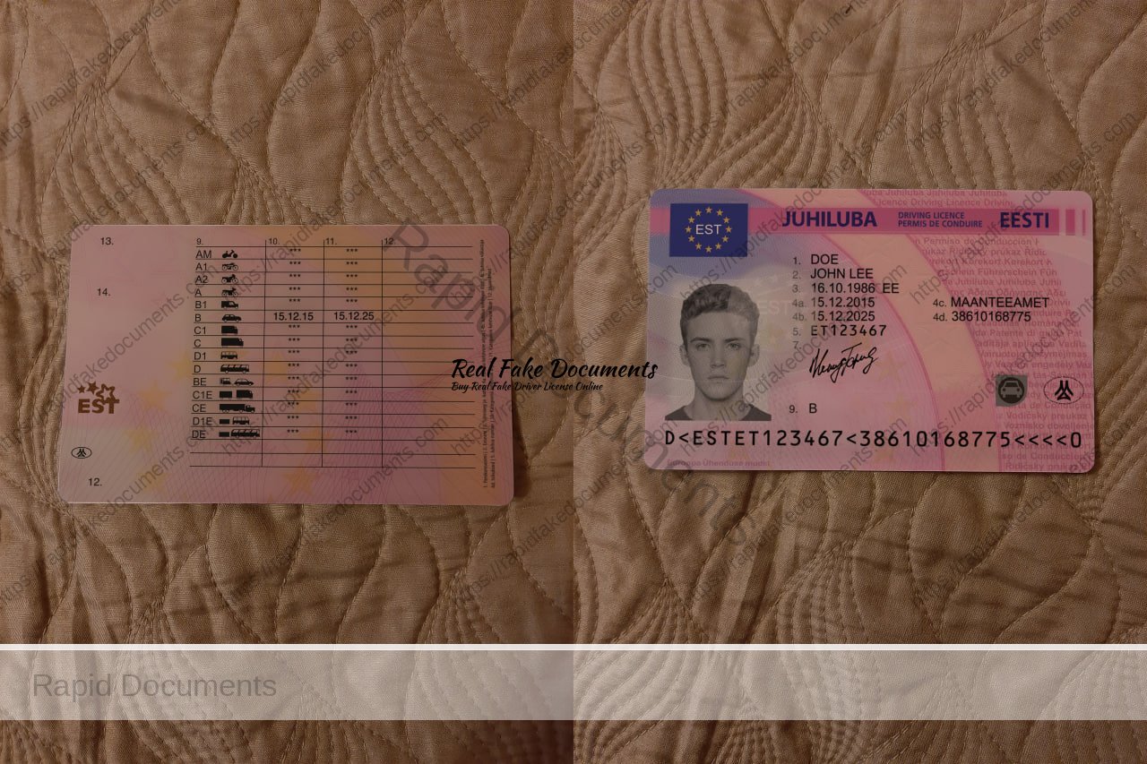 Estonia Driver's License