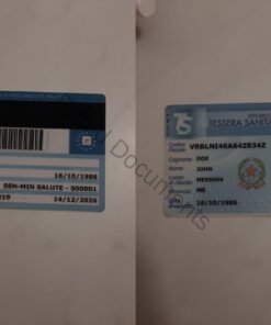 Italy health insurance card