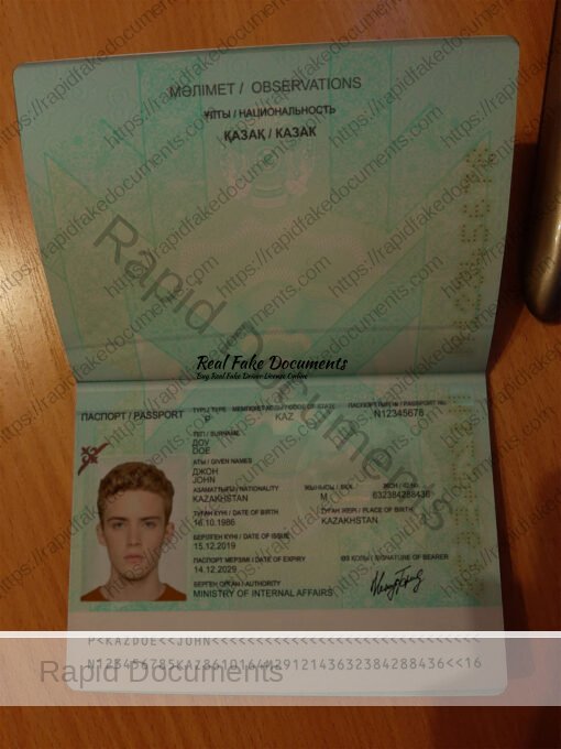Kazakhstan passport