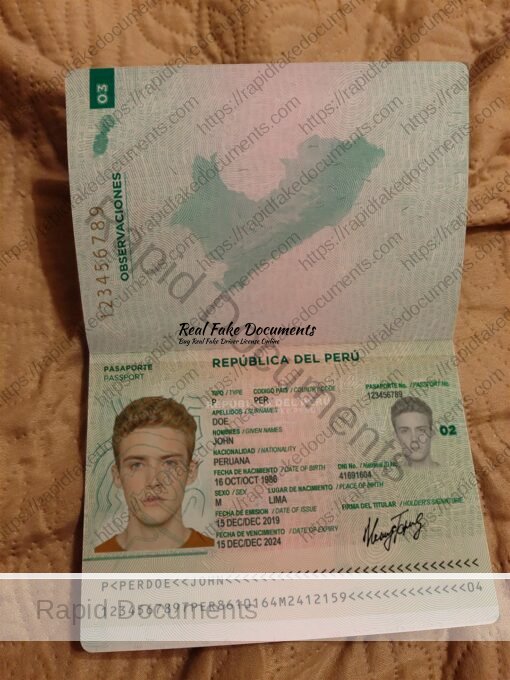 Peru passport
