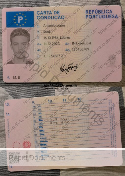 Portugal Driving License (2021)