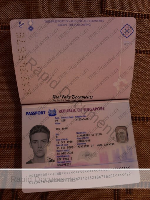 Singapore passport
