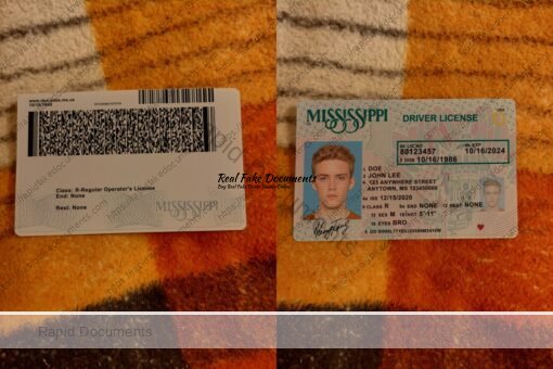 USA Mississippi Driver License