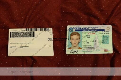USA Nebraska Driver License
