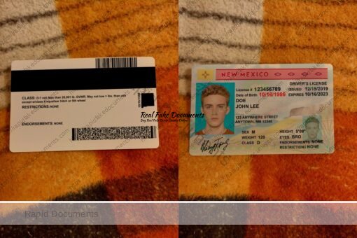 USA New Mexico Driver License