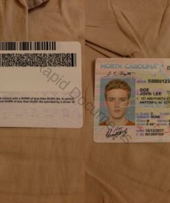 USA North Carolina Driver License