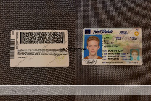 USA North Dakota Driver License