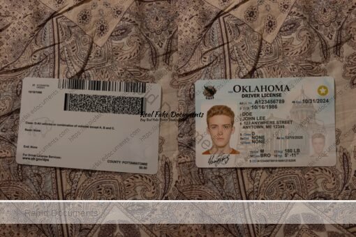 USA Oklahoma Driver License