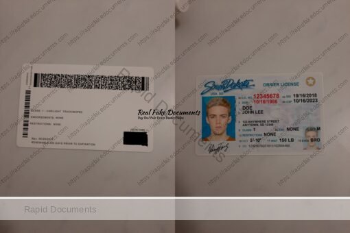 USA South Dakota Driver License