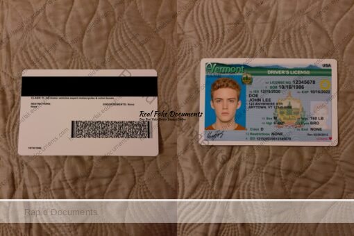 USA Vermont Driver License