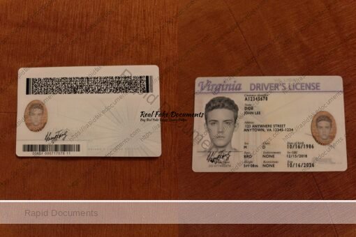 USA Virginia Driver License