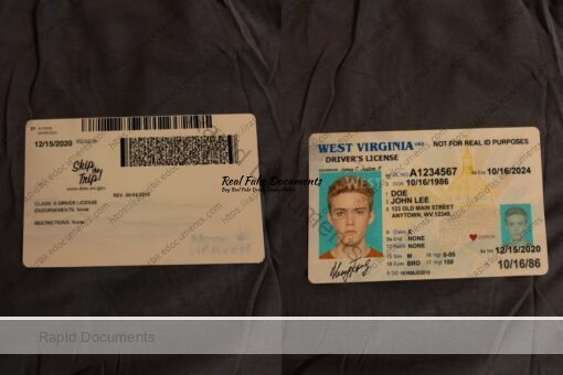 USA West Virginia Driver License