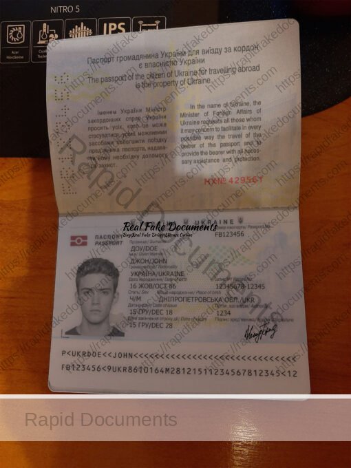 Ukraine passport