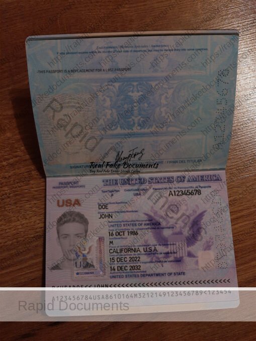 Biometric USA Passport 2021