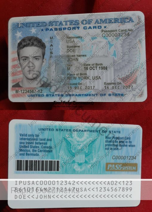 United States Passport Card
