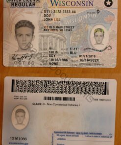 USA Wisconsin Driver License